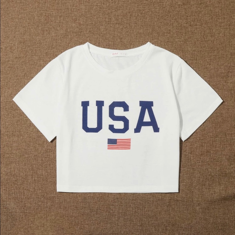 Supper cute, new, USA styled crop top